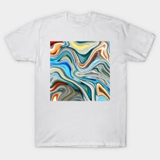 Liquid Marble Texture T-Shirt